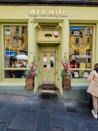 Arcade Bar Haggis & Whisky House, celebrating 20 years of serving The Best Haggis in Town!
