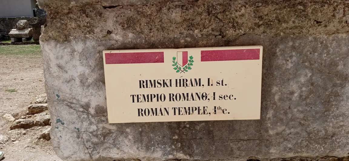 Temple to Neptune Remains (Ancient Parentium)