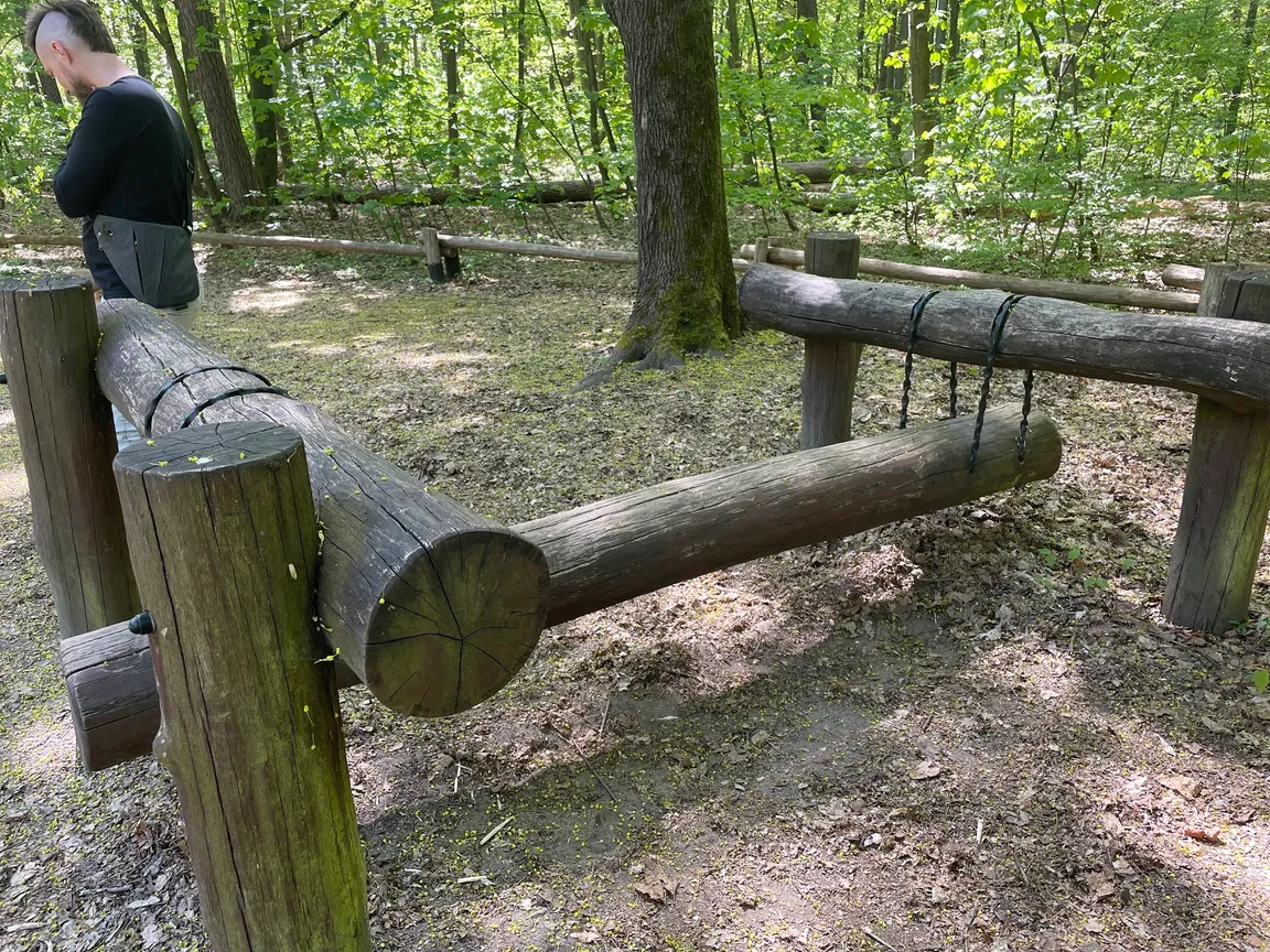 Leśny plac zabaw