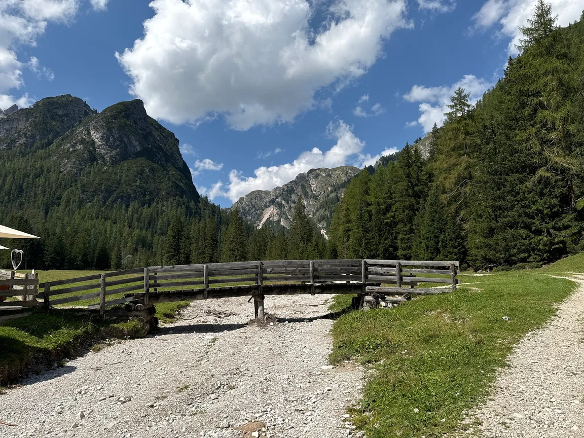 Inizio sentiero per Malga Foresta