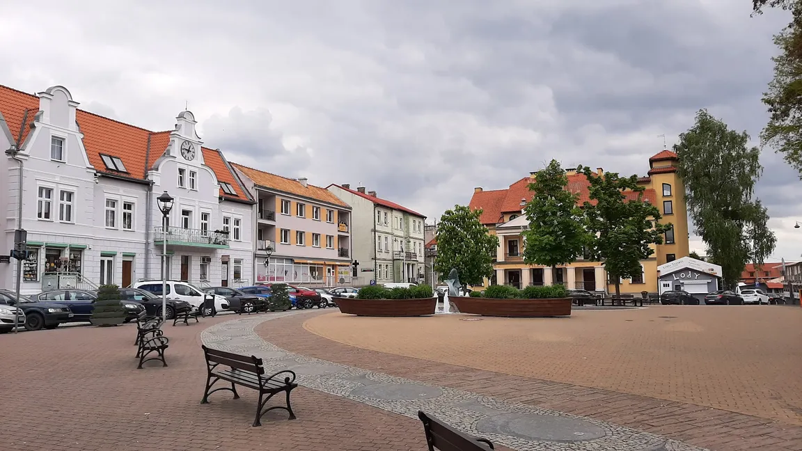 Rynek w Mikołajkach