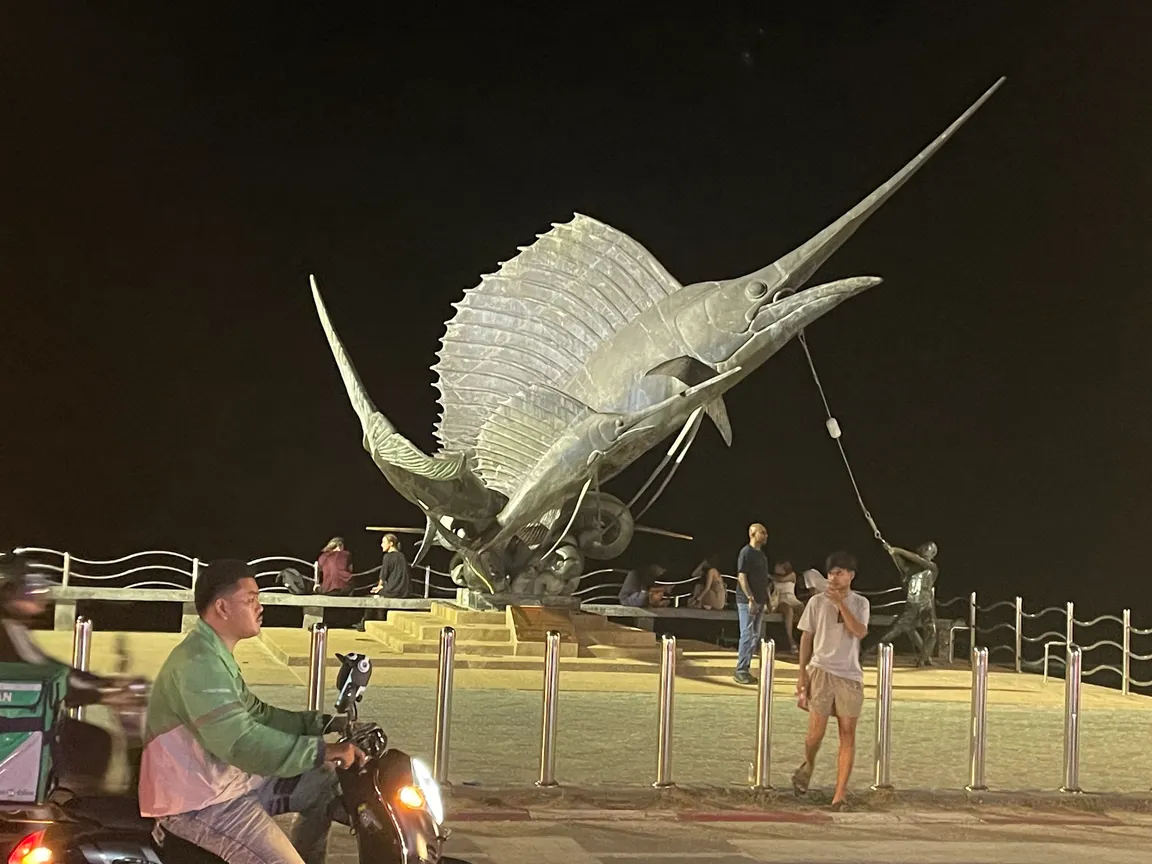 Sailfish Sculpture, Ao Nang Beach