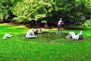 Nicole Eisenman, Sketch for a Fountain [Skizze für einen Brunnen]