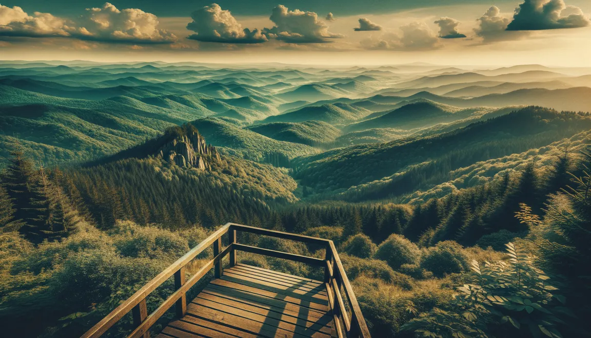 Guide: viewpoints in the Swietokrzyskie Mountains