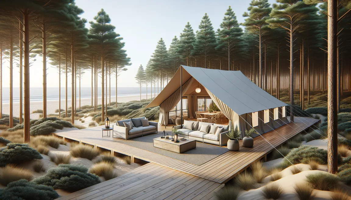 Luksusowy glamping niedaleko morza: gdzie natura spotyka komfort