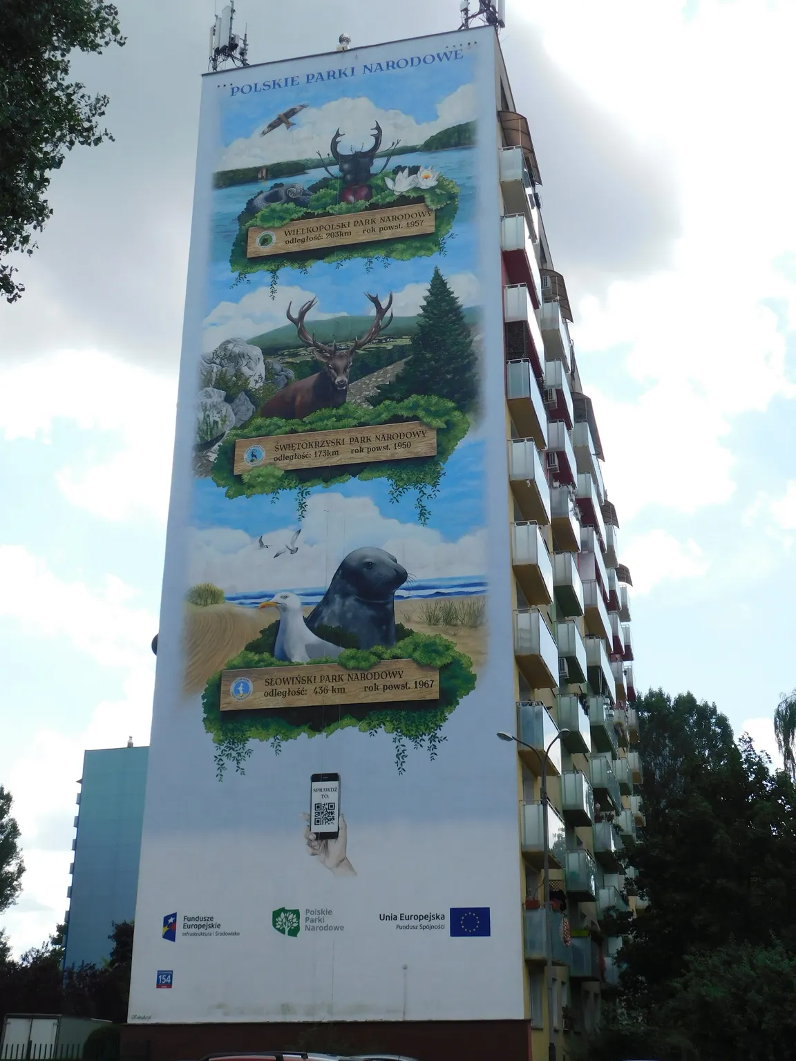 mural polskie parki narodowe