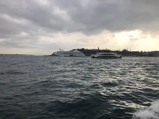 Galataport sahil - yürüyüş yolu