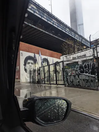 Maradona wall art