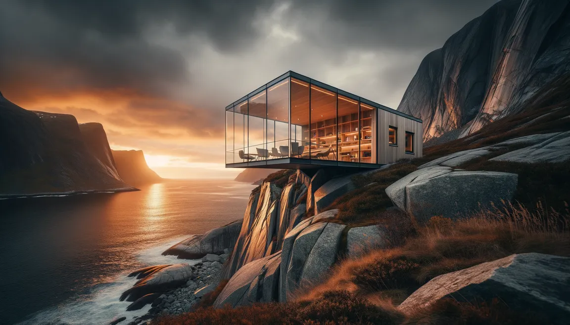 Panoramahytte: unearthly accommodations with an ocean view in Norway